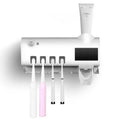 Wall-Mounted Household Toothbrush Holder Hotel Home Use Automatic Toothbrush Toothpaste Dispenser Bathroom Device Box