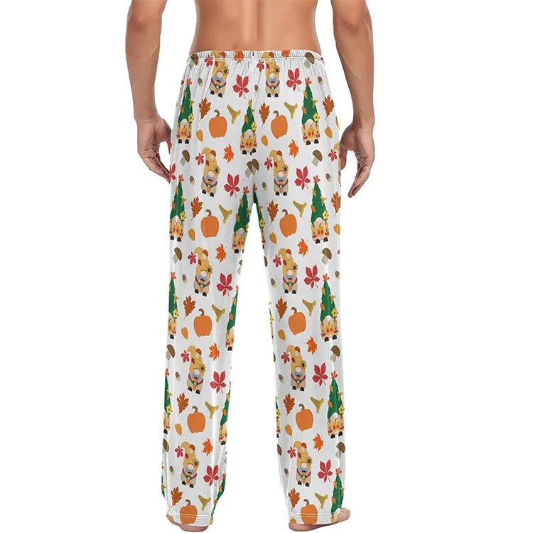 ODM/OEM Summer/Spring Long Pajama Pants Unisex Plus Size Lounge Sleepwear Super Soft Breathable Colorful Vivid Pattern Small MOQ