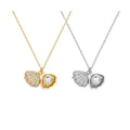 New Gold Silver Diamond Pearl Shell Pendant Necklace for Women's Party Gifts Fashion Faux Beads Crystal Rhinestones Chain
