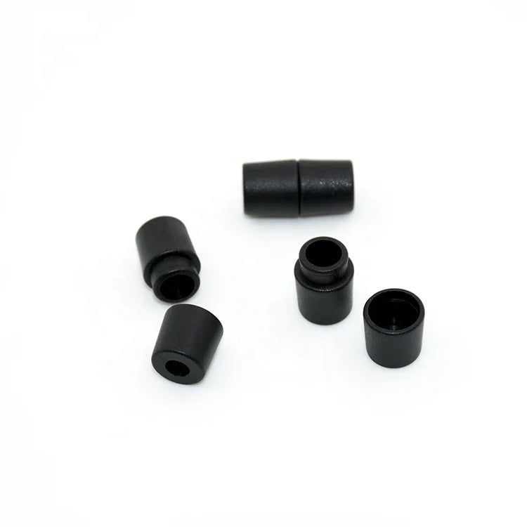 Factory Price POM Wholesale Plastic Breakaway Clasp Cord Lock Buckle Nickel-Free Round Shape Black for Bags
