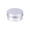 Custom Logo 50ml Round Metal Tin Box Mint Candy Packing Container Small Aluminum Tin Box with Screw Cap