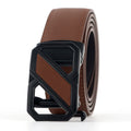 New Design Double Layer Cowhide Men Belt Casual Jeans Genuine Leather Belt Automatic Buckle Men Belt