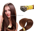 HE01 #4 Wholesale Human Hair Extension I Tip 10A 100pcs/Pack Indian Hair