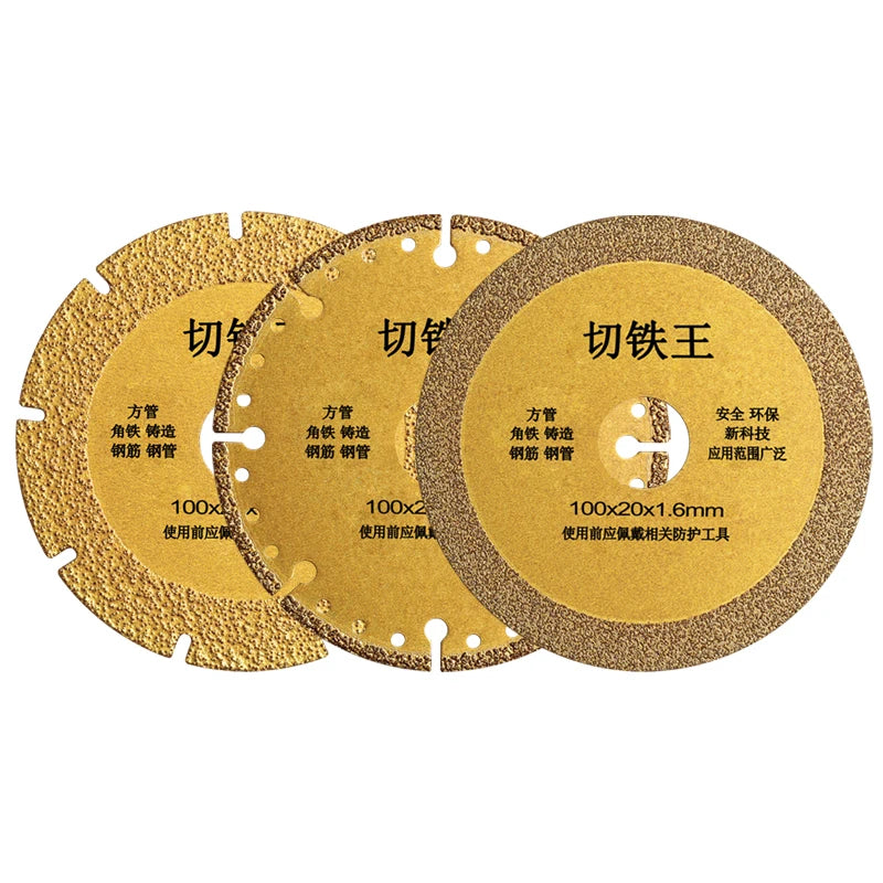 SONGQI Multifunction Emery Saw Blade Brazing Cutting Iron Sheets for Metal Cutting