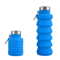 Reusable Silicone Folding Collapsible Water Bottles 500ML Travel Hiking Cup