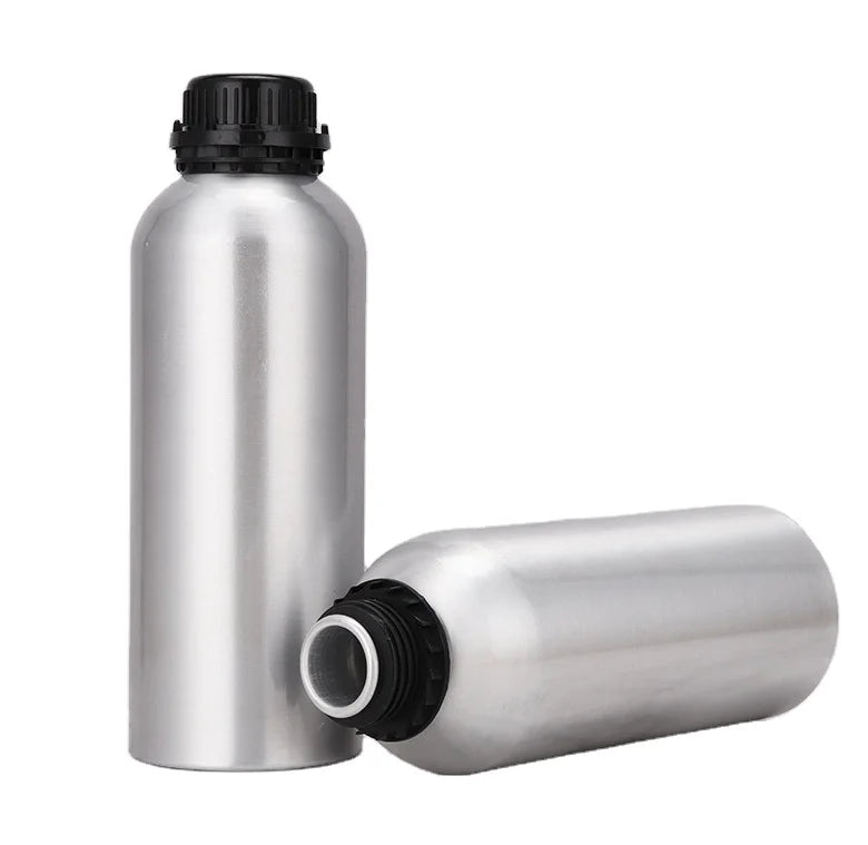 Medicine Chemical Aluminum Bottle 1200 ml 1250 ml Silver Aluminum Bottle Tampered Lid