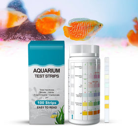 Aquarium Test Strips 6 Way Aquarium Water Testing Kit for Fish Tank Pond