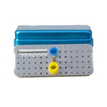 Aluminum Dental Holder Bur Box Autoclave Disinfection Case for Multi-Purpose Teeth Whitening Accessories Convenient Commercial