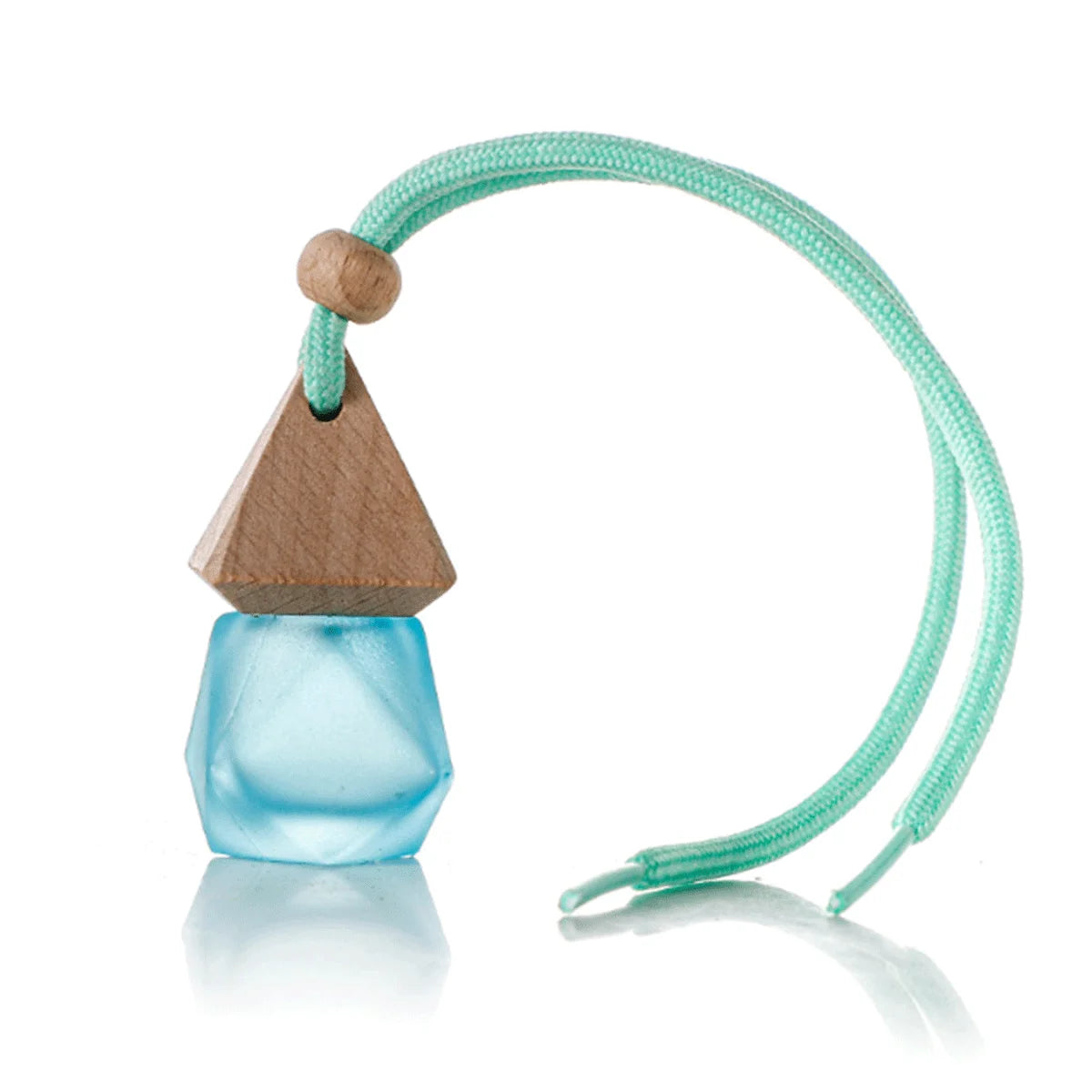 Wholesale Luxury Car Air Freshener Hanging Empty Diffuser Container 8Ml Pendent Glass Perfume Bottle