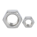Carbon Steel Stainless Steel 304 316 DIN934 Astm 18.2.2 9mm 40mm Hex Jam Shoe Bolts Nuts Galvanizing Crushed Bolt Nut