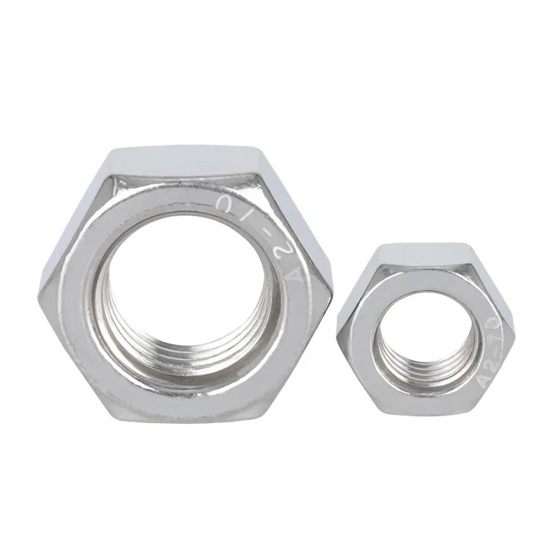 Carbon Steel Stainless Steel 304 316 DIN934 Astm 18.2.2 9mm 40mm Hex Jam Shoe Bolts Nuts Galvanizing Crushed Bolt Nut