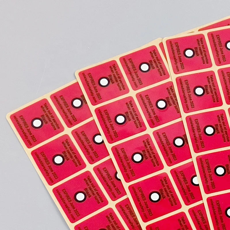 Waterproof Vinyl Adhesive Labels Sticker Custom Self Self-Adhesive Heat Logo Printing A4 Paper Stickers Brand Temperature Label
