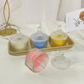 Luxury Bedroom Decoration Transparent Glass Jar Candle Gift Set Exquisite Birthday Gifts Scented Candles