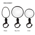 IRONDONKEY Universal Adjustable Wide-Angle Rearview Mirror Convex Silicone Handle MTB Road Bicycle Mirror Mirror for Bike