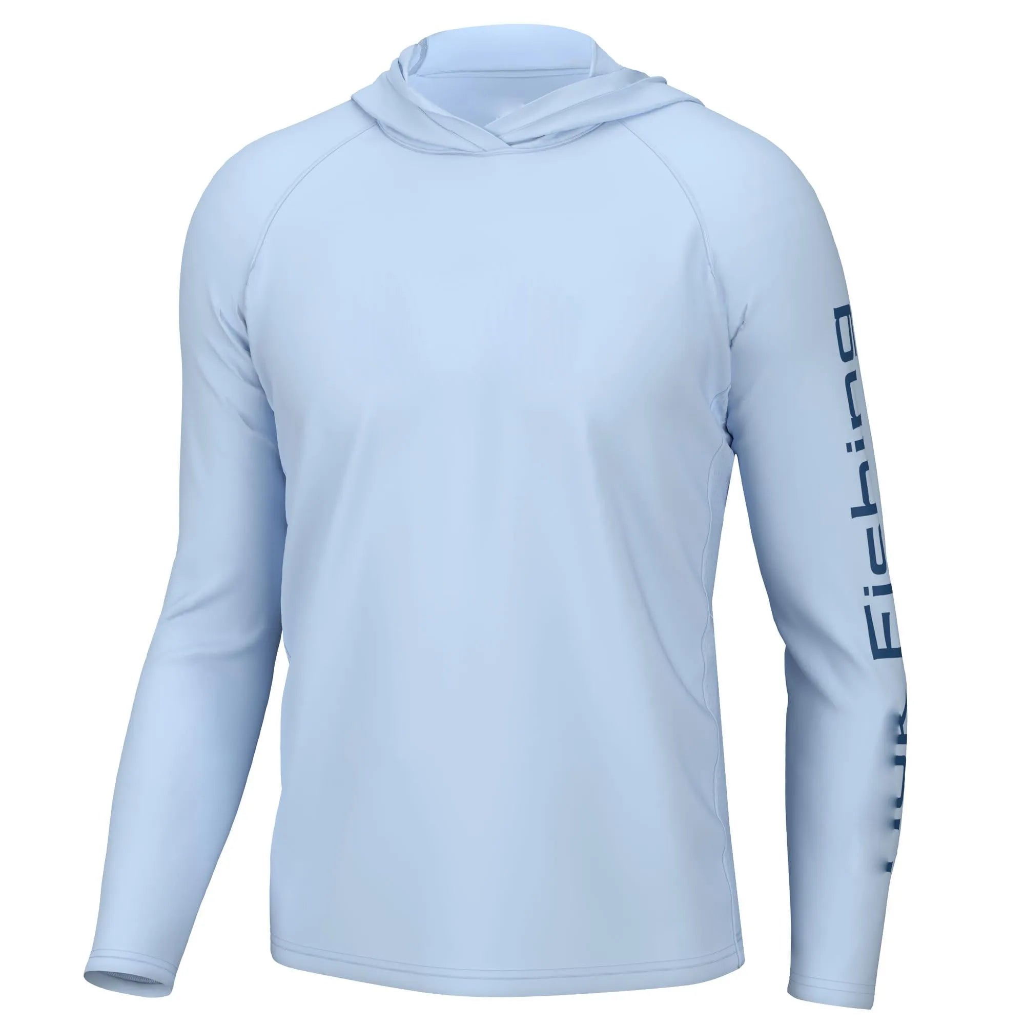 UPF 50+ Sublimated Customized Fishing Hoodies Breathable Lightweight Long Sleeve Fishing Hoodies