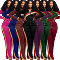 2023 Custom Logo Suit Ladies New Outfit Women'S 2 Piece Sports Casual Fashion Custom Logo Two Piece Pocket Women Set