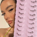 Natural Half False Eyelashes Wholesale Comfortable Soft Cruelty-Freethin Band Wispy Cat Eye Lashes Private Label