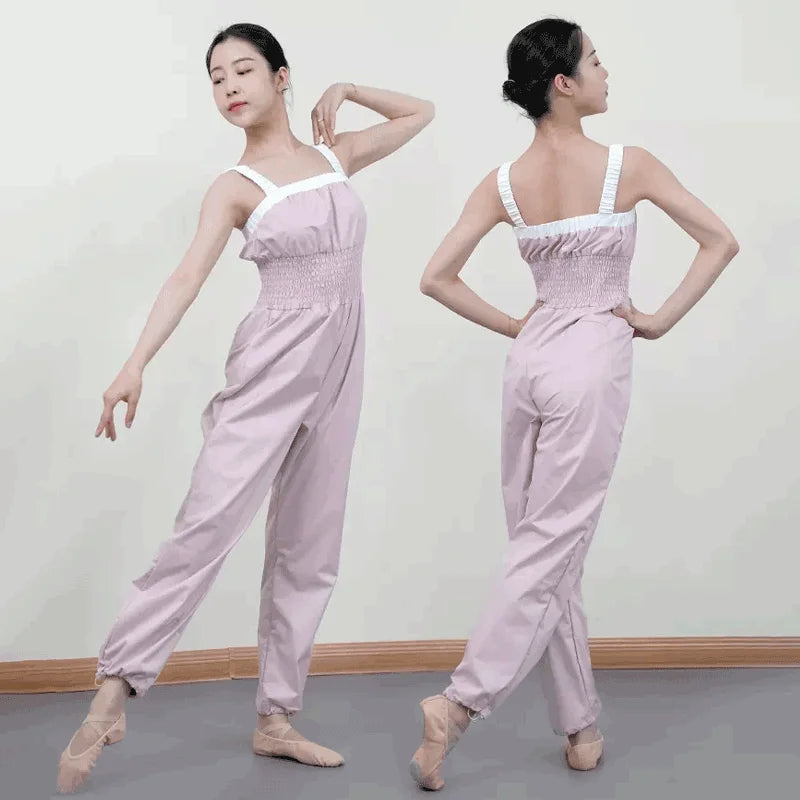 Hot Suit Sweat Jumpsuit Adult Ballet Exercise Suits