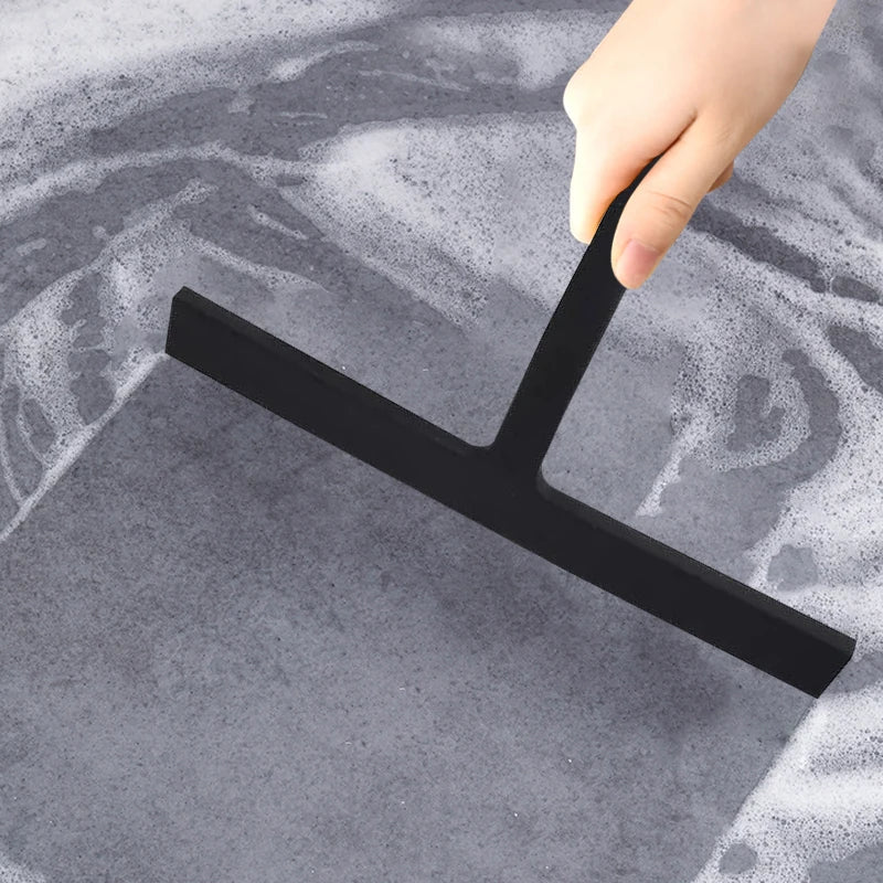 Economically Friendly Household Silicone Blade Squeegee Iron Hook Custom Length for Bathrooms Factory Direct Glass Cleaner