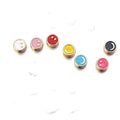 Jewelry Beads with Hole Alloy Smile Face 100pcs /lot Metal Bracelet Necklace Loose Spacer Bead for DIY Craft