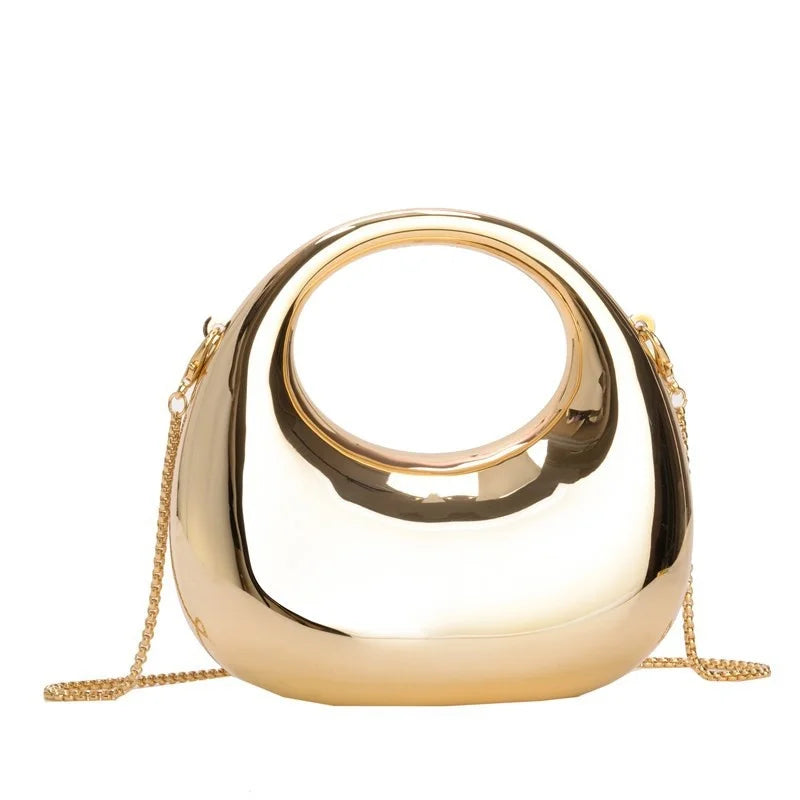 2025 New Cross-Border Mini Messenger Bag Diamond Pearl Acrylic Lipstick Case Soft PU Lining Large Capacity Fashionable for Girls