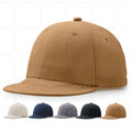 Wholesale Hip Hop Snapback Cap Retro Cotton 6 Panel Dad Hats Custom Embroidery Logo Short Brim Blank Baseball Caps