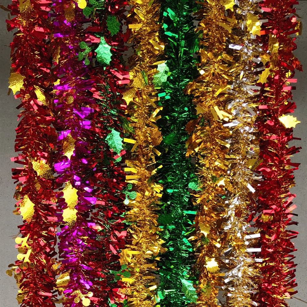 Valentine's Day Wedding Garland Decoration Shiny Hanging Metallic Tinsel Ornaments for Festive Celebrations