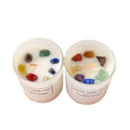 Wholesale Yoga Meditation Healing Scented Candles with Crystal Gift Box Table Decorations