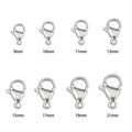 Factory Supply Silver Gold Black Snap Hook Nickle Claw Clasps Lobster Clasp for DIY Jewelry Necklace Bracelet Making