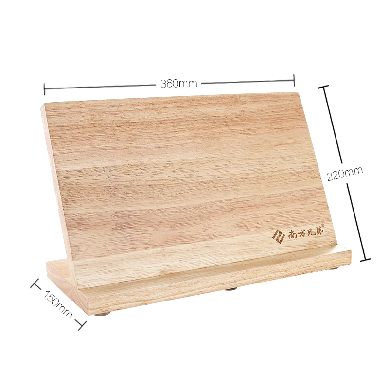 Natural Magnetic Solid Wood Durable Kitchen Knife Holder and Stand