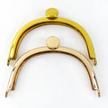 Meetee BS364 10cm Brass Bag Hardware Accessories Gold Alloy Bag Handle Kiss Clasp Buckle Wallet Purse Frame Handbag Frame Ring