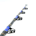 130lb Big Game Fishing Rods Glass Trolling Rod with Deep Sea Saltwater Roller Guides for Tuna Boat Fishing Rod 50 EVA Canvas Bag
