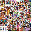 50PCS Cute Cartoon Movie Funny Viny for Kids Princess Encanto Stickers
