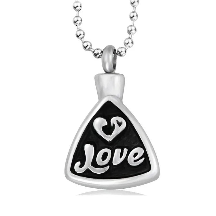 Hot Ash Keepsake Jewelry Stainless Steel Love Perfume Bottle Pendant Family Hair Remains Memorial Urn Necklace
