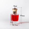 Spray Fragrance Bottle Empty 50ml Round Classic Clear Glass Perfume Spray Bottles Luxury with Gold Silver Black Lid