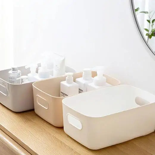 Market Union Multi-Usage 3 Size Storage Basket Storage Drawers and Multi-functional Storage Box