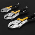 YTH 5in 7in 10in  Ground Mouth Adjustable Screw Quick Release Gripe Clamping pliers locking pliers