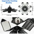 Low Price Wholesale Deformable Overhead Garage Hexagon Led Workshop Ceiling Light with Folding Fixtures