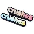 UV Resist Waterproof Shiny Silver Laser Hologram Sticker Label Custom Logo Die Cut Glitter Holographic Sticker Label