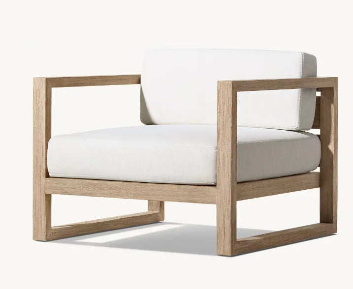 New Fashion Design Teak Lounge Chair Furniture Sectional Sofa Outdoor Patio Furniture Teak Sofa Set Garden Set