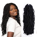 Wholesale Afro Synthetic Private Label Loc Products Soft Locs 36 Inch Hair Distressed Soft Faux Locs Crochet Extensions