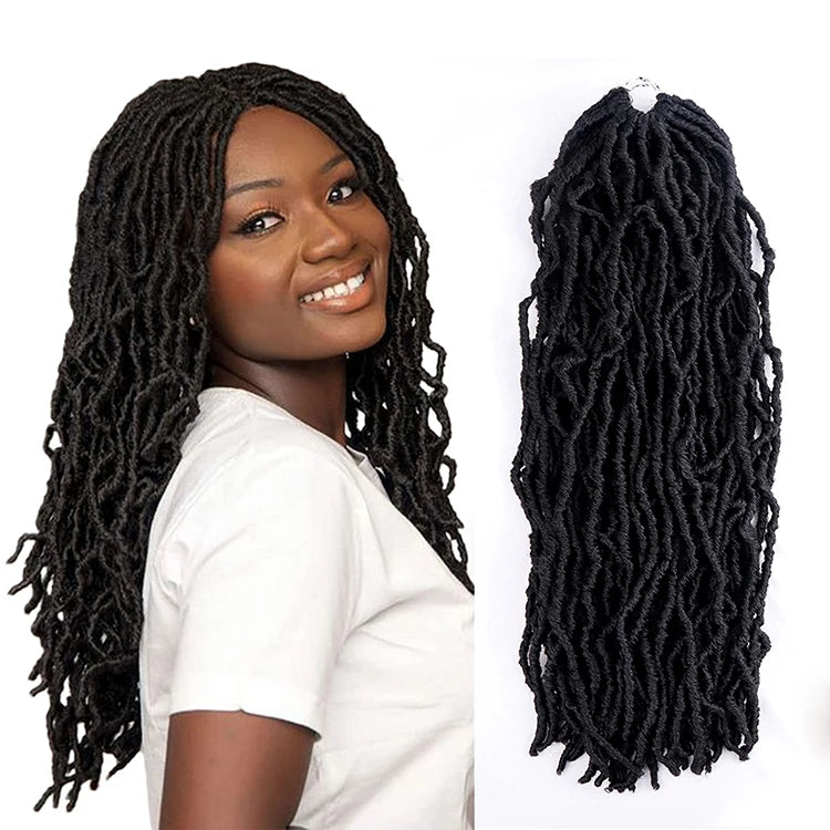Wholesale Afro Synthetic Private Label Loc Products Soft Locs 36 Inch Hair Distressed Soft Faux Locs Crochet Extensions