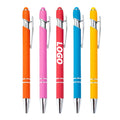 Custom 2-in-1 Stylus Ballpoint Pen Retractable Metal Pen for Touch Screens 1.0 mm Black Ink Ideal Promotional Gift