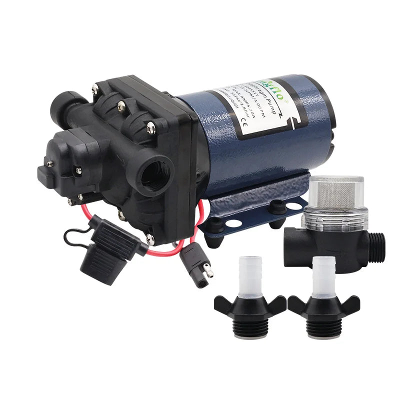 Singflo New Style 11.3LPM 55psi Marine Diapragm Small Water Pump 12v Dc