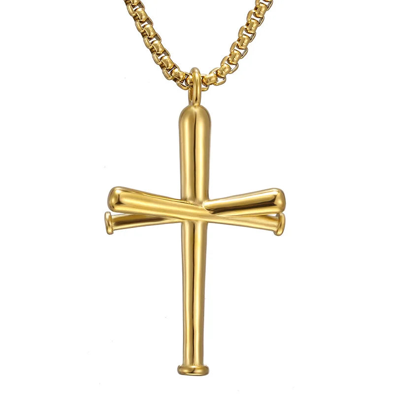 Customizable Crucifix Jesus Jewelry Necklace God Prayer Bless You Baseball Cross Pendant Scripture Design Fine Pendants Charms