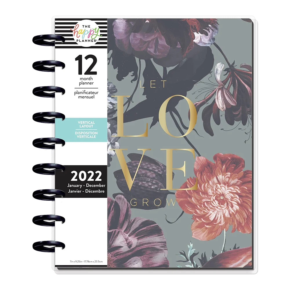 Custom logo Notebook Discbound Agenda Clarity Transparent See Through Clear PVC Personal Organizer Planner Binder
