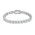 Abiding Fine Jewelry Wholesale Silver Gold Tennis Chain Custom Hip Hop 3mm 4mm 5mm VVS GRA Certified Moissanite Tennis Bracelets