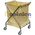 Dontalen X-shape Linen Trolley With Stainless Steel Clean Linen Trolley
