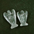 Huiying Lucky Toad Costume Feng Shui Angel 1.5 Inch clear Quartz Statue Crafts