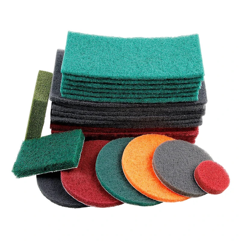 Industrial Cleaning Heavy Duty Scour Pad  Kitchen Soft Bristle Wash Sponge Reusable Household Pan Pot Dish Wash Sponge